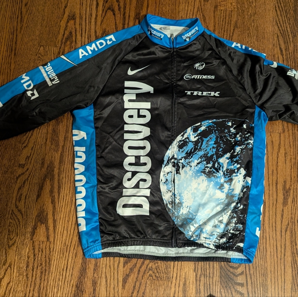 Discovery Channel Cycling Fleece Jacket (Large)